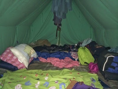 A fairly tidy girls tent
